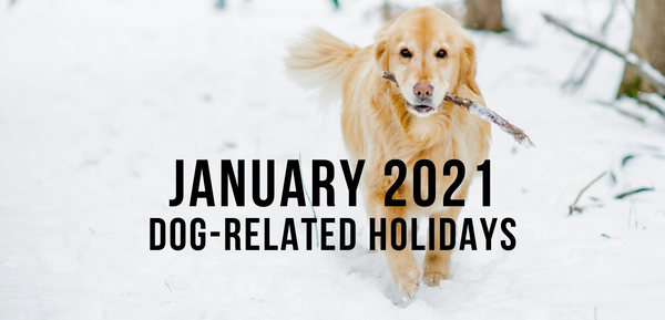 January 2021 Dog-Related Holidays and Observances