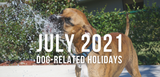 july 2021 dog-related holidays