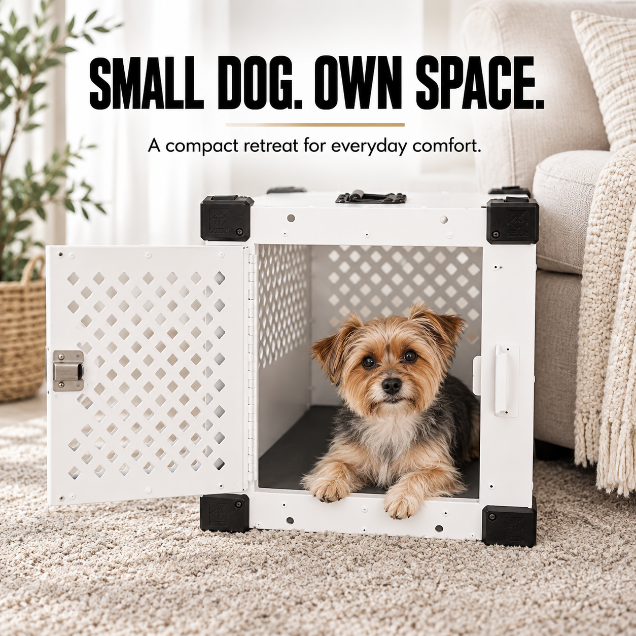 Mini Stationary Dog Crate