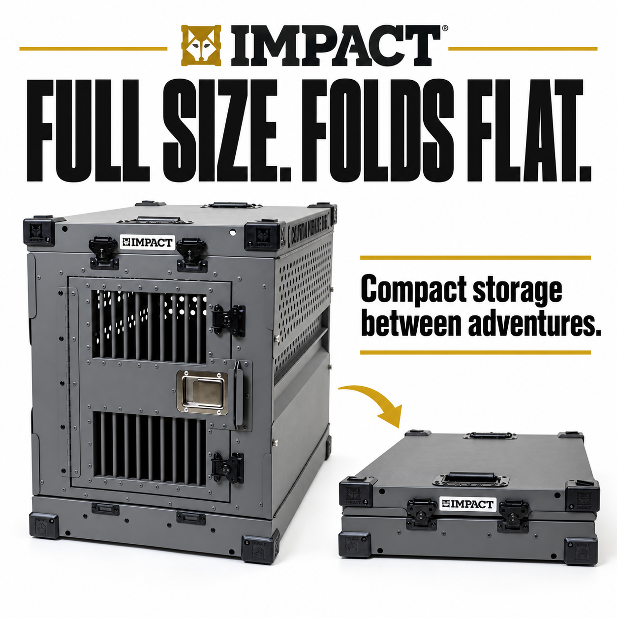 Collapsible Dog Crate - Pro Series