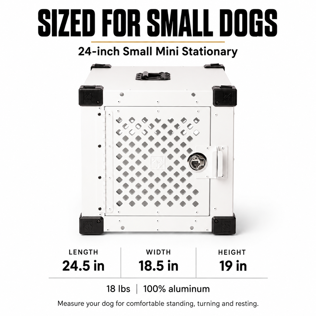 Mini Stationary Dog Crate