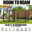 5x10 kennel with 50 square feet of outdoor space #size_5x10