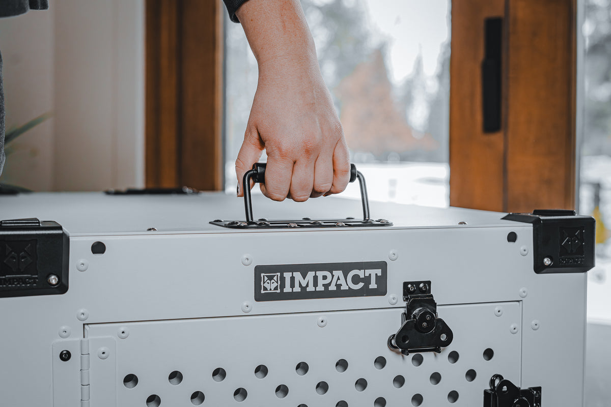 View of High Anxiety Crate - Explore Now – Impact Dog Crates