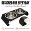 Aluminum Dog Bowl Stand — Detail