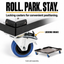 Impact Dog Crate Wheel Cart — Caster Detail