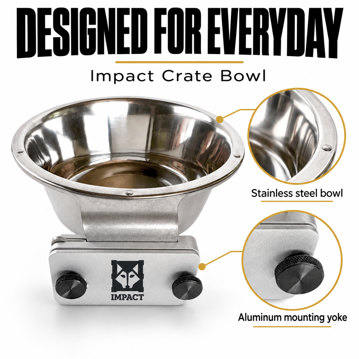 Impact Crate Bowl — Detail