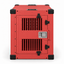 red High Anxiety crate with Bar Door, front view