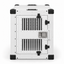 white High Anxiety crate with Bar Door, front view
