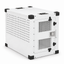 white High Anxiety crate with Bar Door, angled view