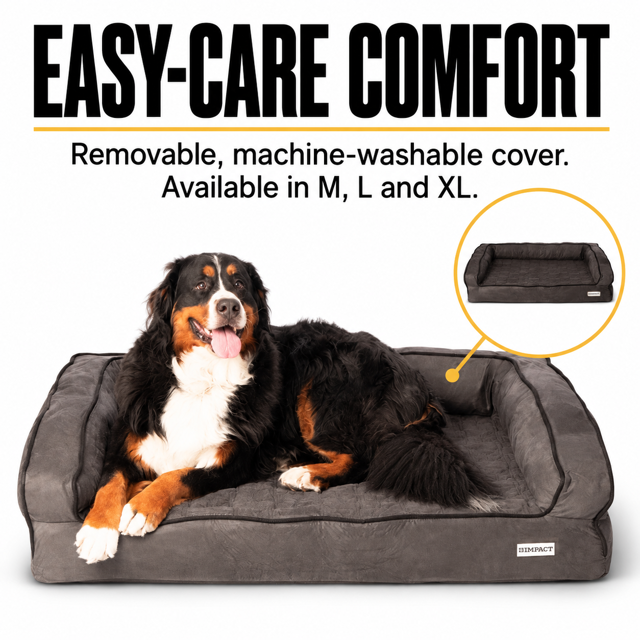 Orthopedic Dog Bed With Memory Foam — Fit and Use