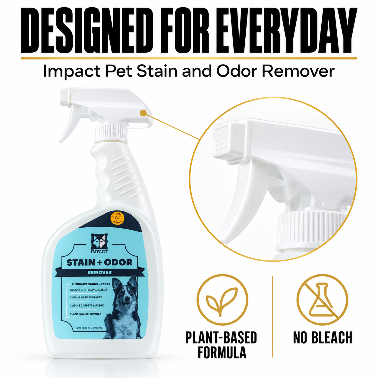 Impact Pet Stain + Odor Remover Spray — Detail