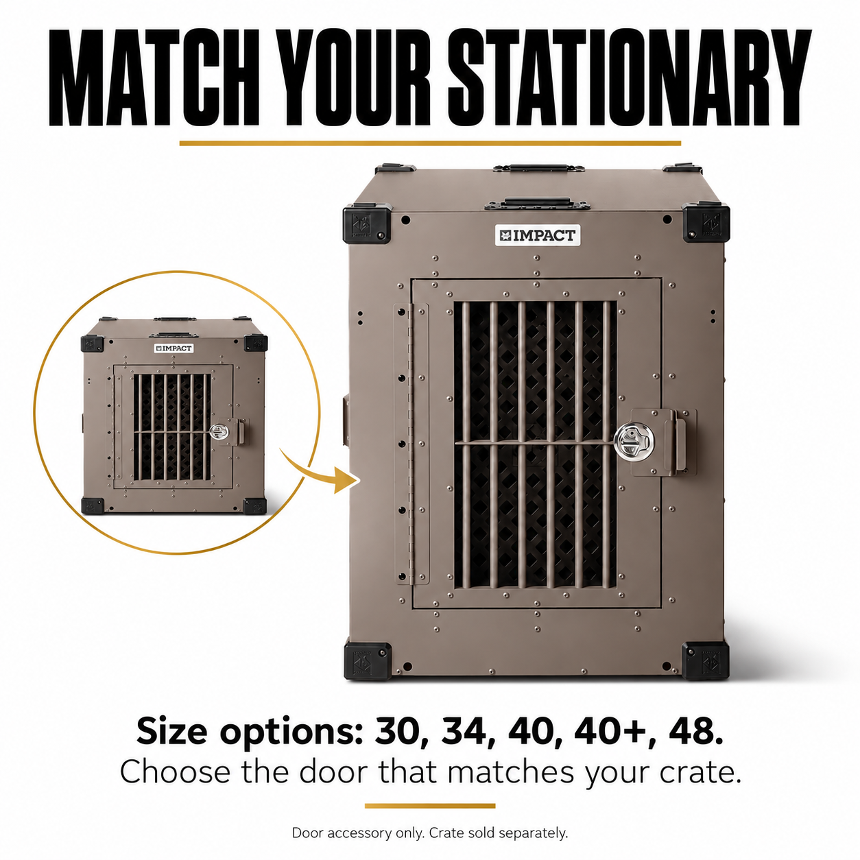 Impact Stationary Bar Door