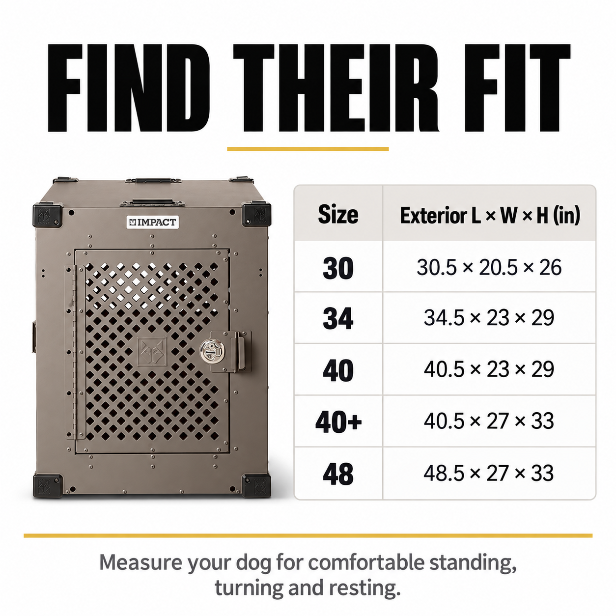 Stationary Dog Crate