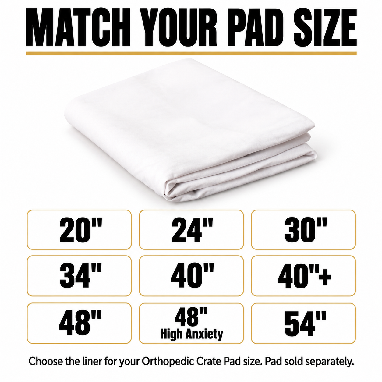 Impact Pad Liner — Size Options